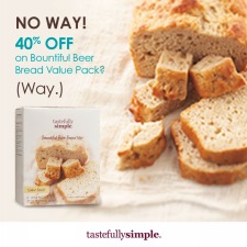 Tastefully Simple Beer Bread Value Pack 40% off