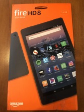 57. Amazon Fire HD 8 with Alexa, 16 GB
