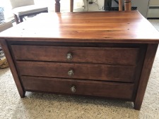 8. Handmade Coffee Table, reclaimed wood
