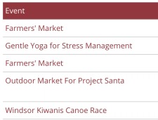 Events Calendar