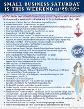 Small Business Saturday Events