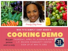 WIN-TV's 35th Anniversary Chef Renee Cooking Demo