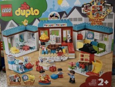 Handmade Lego Table with Duplo Set
