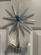 Original Art Piece Flower with Leaves