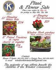 Windsor Kiwanis Club Plant & Flower Sale