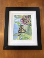 50. Monarch Butterfly Print (white mat)