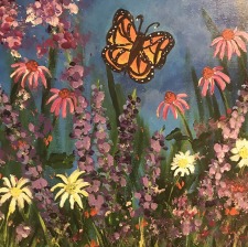 Irene's Paint Party for Monarchs