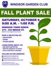 Windsor Garden Club Fall Plant Sale