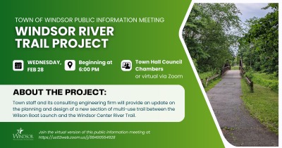 Windsor River Trail Project – Public Information Meeting